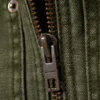 Lässige, gewaschene Utility-Jacke – Dunkelkhaki-Grün Lässige, gewaschene Utility-Jacke – Dunkelkhaki-Grün
