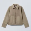 Lässige, gewaschene Utility-Jacke – Dusty Mole Lässige, gewaschene Utility-Jacke – Dusty Mole
