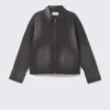 Lässige, gewaschene Utility-Jacke – gewaschen, schwarz Lässige, gewaschene Utility-Jacke – gewaschen, schwarz