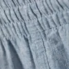 Lässige Hose aus Leinenmischung – Staubblau meliert Lässige Hose aus Leinenmischung – Staubblau meliert