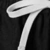 Lässige Leinen-Shorts mit Kordelzug – Schwarz Lässige Leinen-Shorts mit Kordelzug – Schwarz