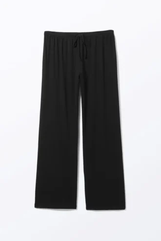 Lässige Pyjamahose – Schwarz
