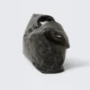 Lässige Schultertasche aus Kunstleder – Cracked Black Lässige Schultertasche aus Kunstleder – Cracked Black