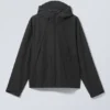Lässige Shell-Jacke – Schwarz Lässige Shell-Jacke – Schwarz