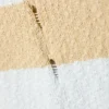 Lässige Strickweste im Used-Look – Blau-beige gestreift Lässige Strickweste im Used-Look – Blau-beige gestreift