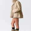 Lässige Utility-Jacke – Beige Lässige Utility-Jacke – Beige