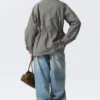 Lässige Utility-Jacke – Grau Lässige Utility-Jacke – Grau