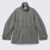 Lässige Utility-Jacke – Grau Lässige Utility-Jacke – Grau