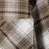 Lässiges Flanell-Pyjama-Hemd – kariert, beige Lässiges Flanell-Pyjama-Hemd – kariert, beige