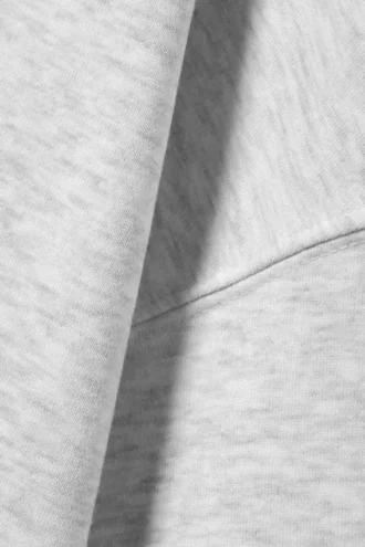 Lässiges Frottee-Sweatshirt – Grau meliert