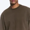 Lässiges Langarm-T-Shirt – Dunkelbraun Lässiges Langarm-T-Shirt – Dunkelbraun