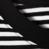 Lässiges langarmiges Baumwoll-T-Shirt – schwarz-weiße Streifen Lässiges langarmiges Baumwoll-T-Shirt – schwarz-weiße Streifen