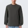 Lässiges Langarmshirt – Dunkelgrau Lässiges Langarmshirt – Dunkelgrau