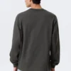 Lässiges Langarmshirt – Dunkelgrau Lässiges Langarmshirt – Dunkelgrau