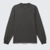 Lässiges Langarmshirt – Dunkelgrau Lässiges Langarmshirt – Dunkelgrau