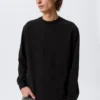 Lässiges Langarmshirt – Schwarz Lässiges Langarmshirt – Schwarz
