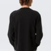 Lässiges Langarmshirt – Schwarz Lässiges Langarmshirt – Schwarz