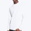 Lässiges Langarmshirt – Weiß Lässiges Langarmshirt – Weiß