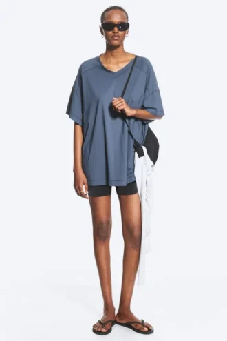 Lässiges Sport-T-Shirt – Dunkelblau