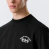 Lässiges T-Shirt mit Print – Schwarz – Teambuilding Lässiges T-Shirt mit Print – Schwarz – Teambuilding