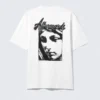Lässiges T-Shirt mit Print – Weiß – Afterwards Lässiges T-Shirt mit Print – Weiß – Afterwards