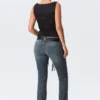 Luna Low Rise Skinny Bootcut Jeans – Blau Hymn – Mittelblau