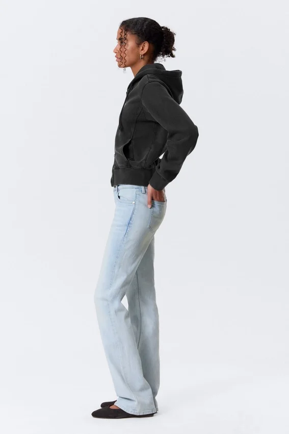 Luna Low Rise Skinny Bootcut Jeans – Fluid Blue – Hellblau Luna Low Rise Skinny Bootcut Jeans – Fluid Blue – Hellblau