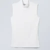 Lykke Rollkragen-Tanktop – Weiß Lykke Rollkragen-Tanktop – Weiß