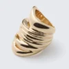 Massiver, organisch geformter Ring – Gold Massiver, organisch geformter Ring – Gold
