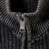 Mattias Regular Strickjacke – Washed Black Mattias Regular Strickjacke – Washed Black