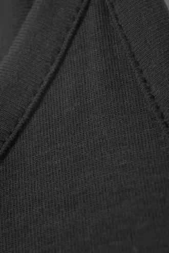 Maxikleid mit glatten Trägern – Off-Black