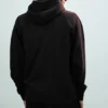 Mechatok Kapuzenpullover mit Reißverschluss und Stickerei – Schwarz Mechatok Kapuzenpullover mit Reißverschluss und Stickerei – Schwarz