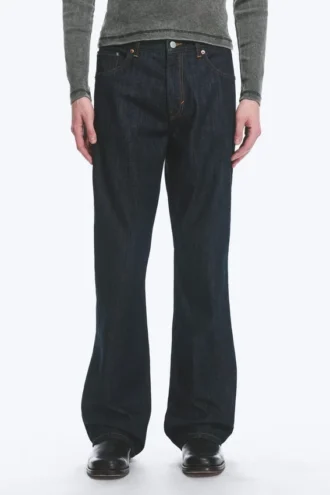 Mercury Mid Rise Relaxed Bootcut Jeans – Blue Rinse – Dunkelblau