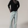 Mercury Mid Rise Relaxed Bootcut Jeans – Ghost Blue – Hellblau Mercury Mid Rise Relaxed Bootcut Jeans – Ghost Blue – Hellblau