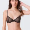 Mesh-Bügel-BH – Schwarz Mesh-Bügel-BH – Schwarz