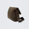 Messenger-Tasche aus gewachstem Baumwoll-Canvas – Dunkelbraun Messenger-Tasche aus gewachstem Baumwoll-Canvas – Dunkelbraun