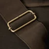 Messenger-Tasche aus gewachstem Baumwoll-Canvas – Dunkelbraun Messenger-Tasche aus gewachstem Baumwoll-Canvas – Dunkelbraun