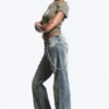 Messy Low Rise Regular Straight Jeans – Hazy Blue – Medium Blue | Cheap Monday Gb