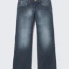 Messy Low Rise Regular Straight Jeans – Star Blue – Dunkelblau | Cheap Monday GB