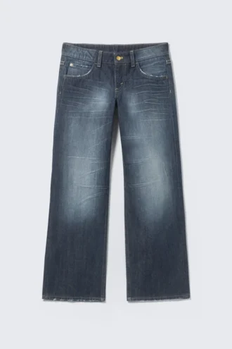 Messy Low Rise Regular Straight Jeans – Star Blue – Dunkelblau | Cheap Monday GB