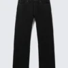 Meteor Low Rise Relaxed Straight Jeans – Black Rinse – Schwarz Meteor Low Rise Relaxed Straight Jeans – Black Rinse – Schwarz