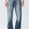 Meteor Low Rise Relaxed Straight Jeans – Board Blue – Mittelblau Meteor Low Rise Relaxed Straight Jeans – Board Blue – Mittelblau