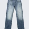 Meteor Low Rise Relaxed Straight Jeans – Board Blue – Mittelblau Meteor Low Rise Relaxed Straight Jeans – Board Blue – Mittelblau
