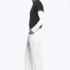 Meteor Low Rise Relaxed Straight Jeans – Dirty White – Weiß