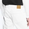 Meteor Low Rise Relaxed Straight Jeans – Dirty White – Weiß
