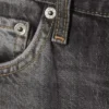 Meteor Low Rise Relaxed Straight Jeans – Dusky Black – Schwarz
