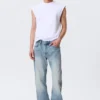 Meteor Low Rise Relaxed Straight Jeans – Kimberley Blue – Mittelblau Meteor Low Rise Relaxed Straight Jeans – Kimberley Blue – Mittelblau