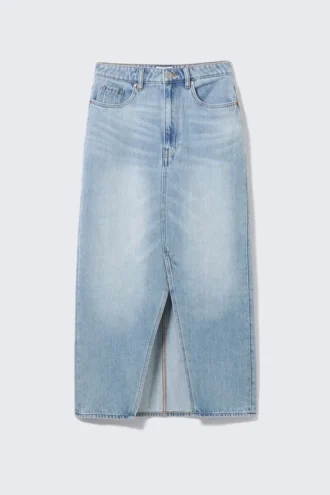 Midi-Jeansrock – Fresh Blue – Hellblau