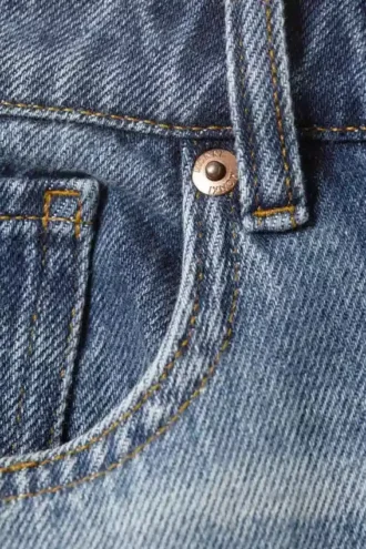 Midi-Jeansrock – Mountain Blue