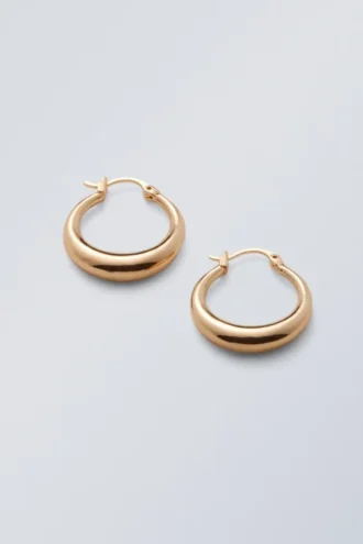 Mija-Creolen – Goldfarben
